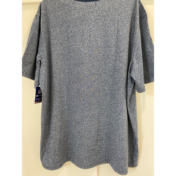 "Champion Men's Heritage Heather Blue Short Sleeve T-Shirt 162, Men's" - Picture 5 of 6